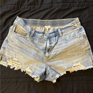 Aerie Daydream Light Blue Denim Shorts